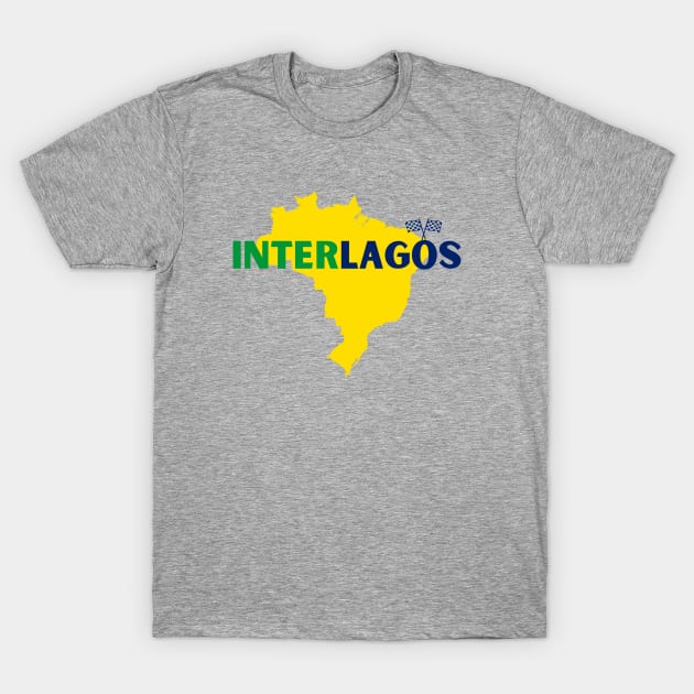 Interlagos Motorsport Racing graphic design T-Shirt by GearGlide Outfitters